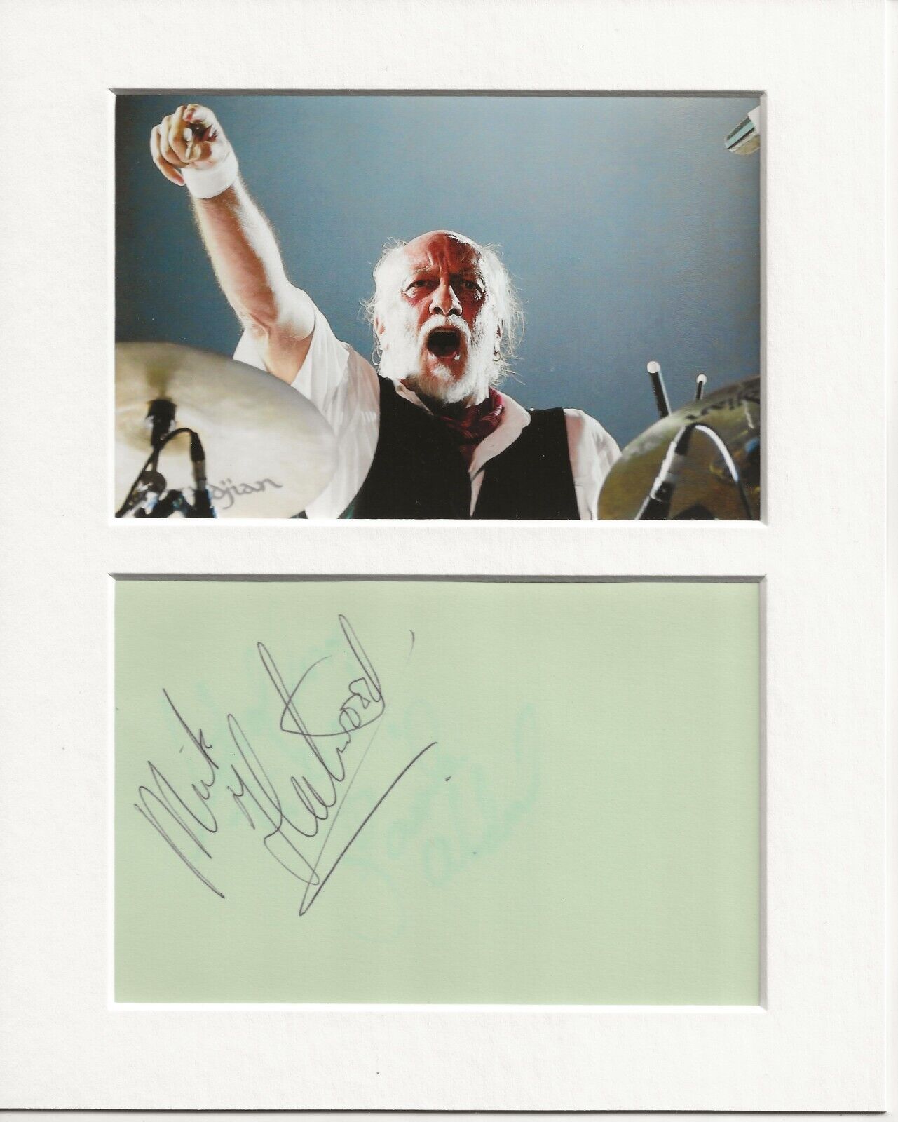 fleetwood mac Mick Fleetwood signed genuine authentic autograph signature AFTAL