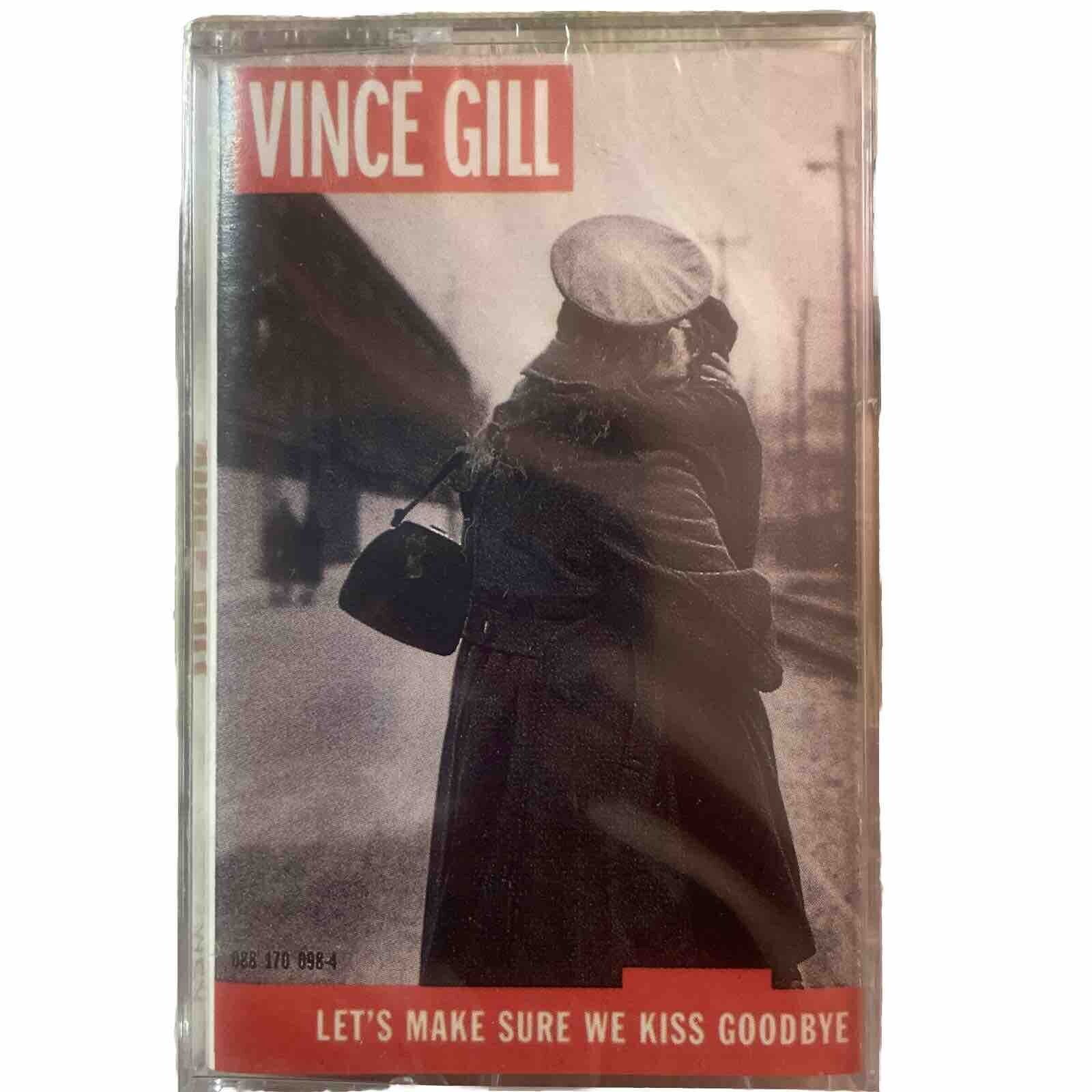 Vince Gill Let\'s Make Sure We Kiss Goodbye Cassette Tape Sealed