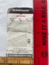 Fleetwood Mac 02/07/2019 American Airlines Center Dallas Texas Rare Ticket stub picture