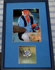 Mick Fleetwood signed autographed Fleetwood Mac CD booklet framed 8x10 photo JSA picture