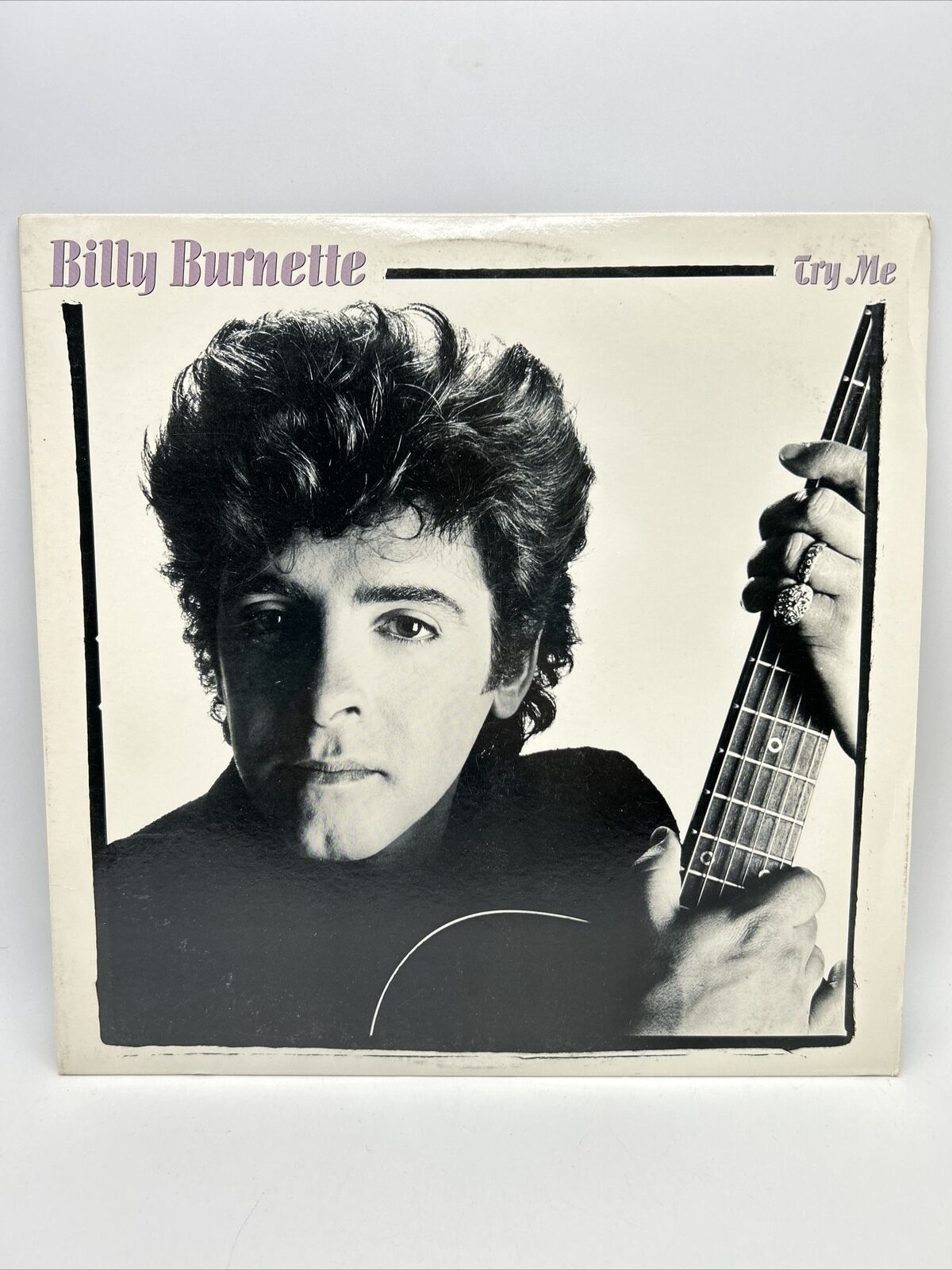 Billy Burnette Try Me LP 1985 Curb Records Promo Vinyl