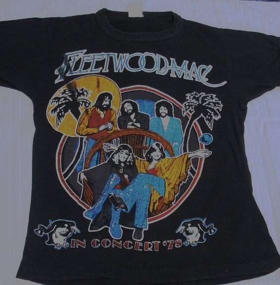 Fleetwood Mac Tour 1978 Retro style black T shirt Unisex S-5XL NH10095
