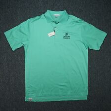 Peter Millar Shirt Mens Large Green Polo Old Course St Andrews NWT picture