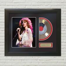 Stevie Nicks Leather And Lace Gold Framed 45 Record Display picture