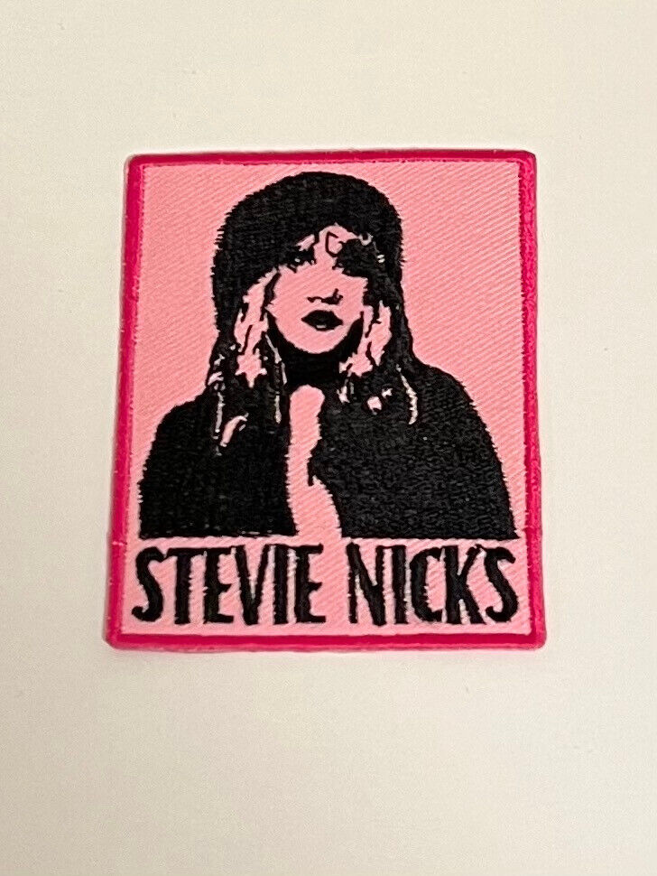 Stevie Nicks pink Patch - Stand Back Logo iron on Rumours Dreams Fleetwood Mac