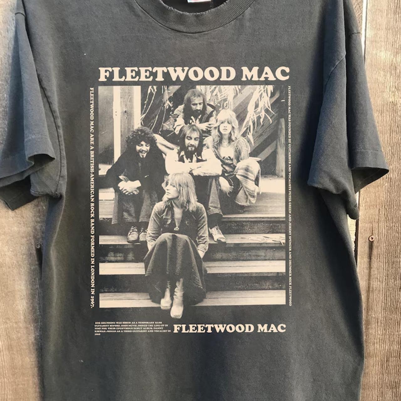 Fleetwood mac World Tour charcoal short sleeve T shirt Unisex S-5XL NH9308