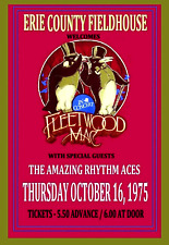 FLEETWOOD MAC - AMAZING RHYTHM ACES -ERIE COUNTY FIELDHOUSE- POSTER / 11 x 17 IN picture