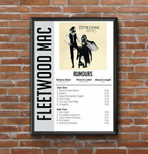 Fleetwood Mac - Rumours Inspired Album Cover Poster Print Great Music Fan Gift picture