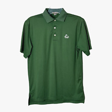 Peter Millar Shirt Men Small Green Southern Comfort Golf Polo Embroidered Casual picture