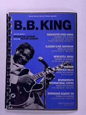 B.B. King Peter Green Itinerary UK Tour Original Vintage October-November 1997 picture