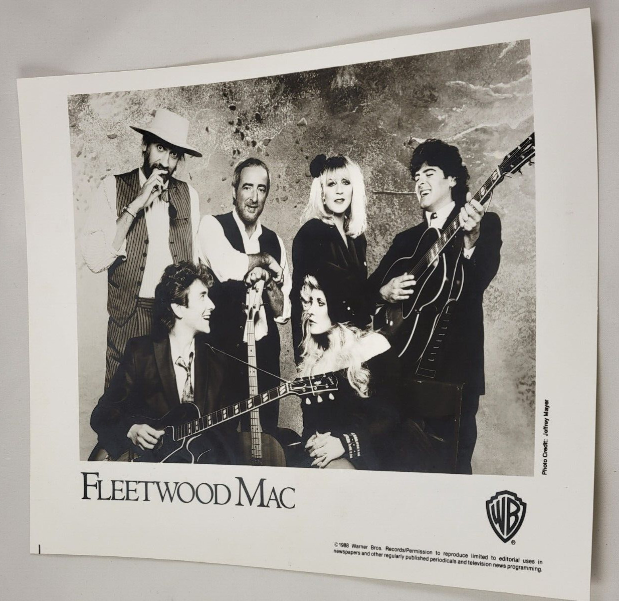 1988 Fleetwood Mac Warner Bros Records Media Press Kit Promo Photo Greatest Hits