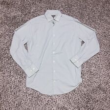 Peter Millar Summer Comfort Mens Shirt Size Medium Green Plaid Button Up picture