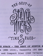 Fleetwood Mac Stevie Nicks Press Release Original Vintage EMI Time Space 1991 picture