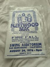 Fleetwood Mac Concert Poster 1976 - 22” x 14” Stevie Nicks * Christine McVie * picture