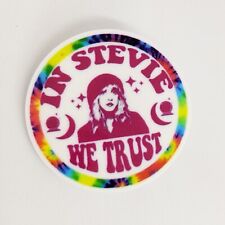 Stevie Nicks Acrylic Pin Badge Brooch Pinback Rock Music New Stevie We Trust picture