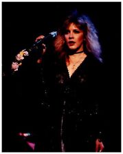 Fleetwood Mac Stevie Nicks Sensual Black Lace Concert Costume Vintage 8x10 Photo picture