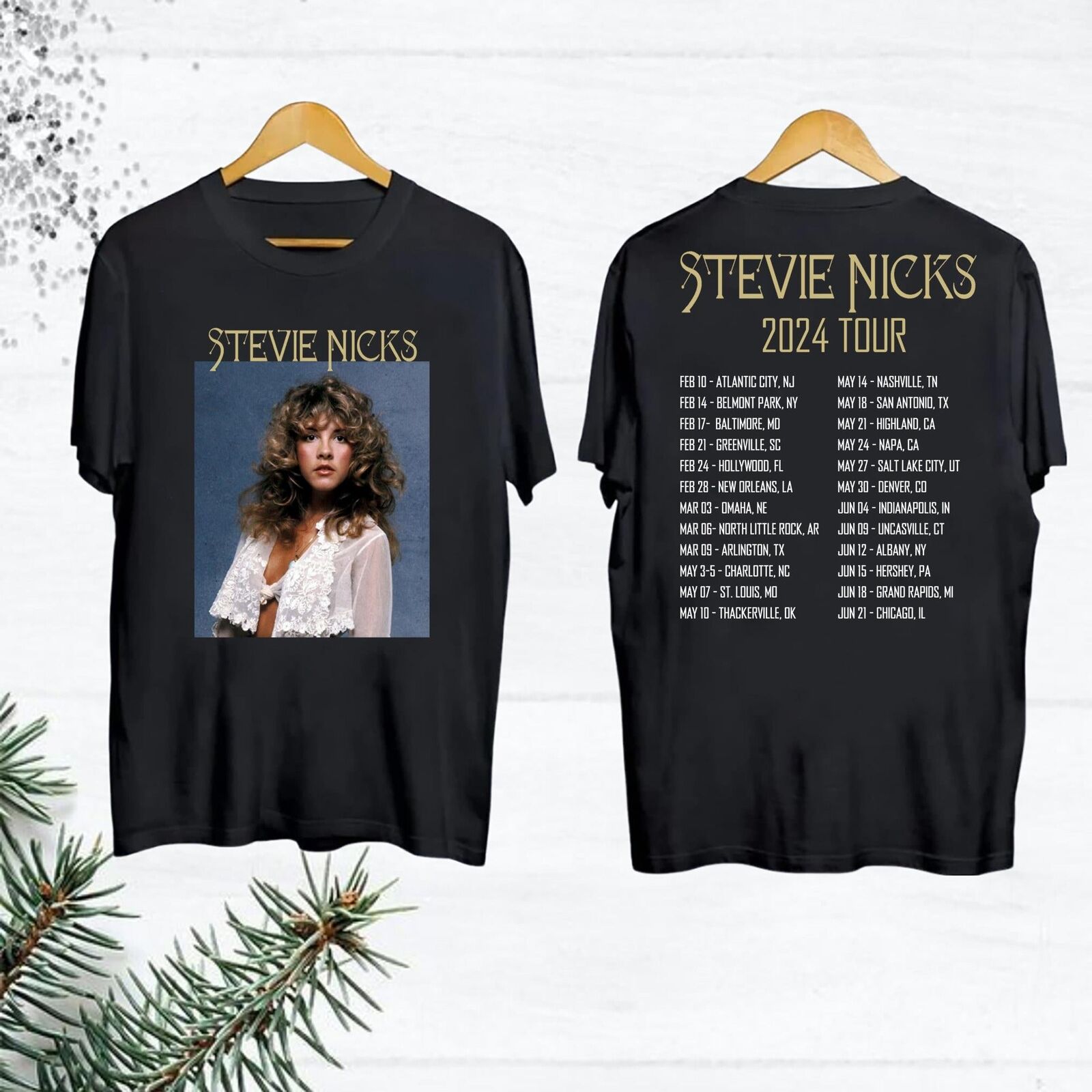 Stevie Nicks 90s Vintage TShirt  Stevie Nicks 2024 Tour Shirt  Stevie Nicks Merc