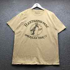Fleetwood Mac American Tour '77 T-Shirt Men's M/L Short Sleeve Graphic Yellow picture