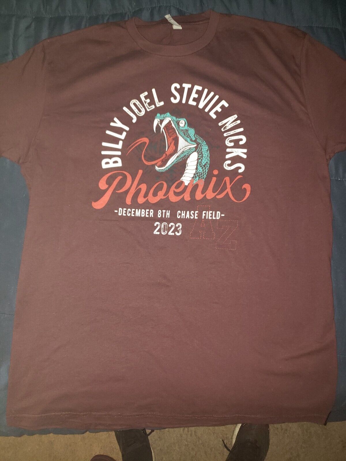 PHOENIX 2023 Stevie Nicks Billy Joel Concert Local Crew T-shirt