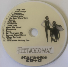 CUSTOM KARAOKE FLEETWOOD MAC 18 GREAT SONGS NEW cdg CD+G GREATEST HITS 1970-80's picture