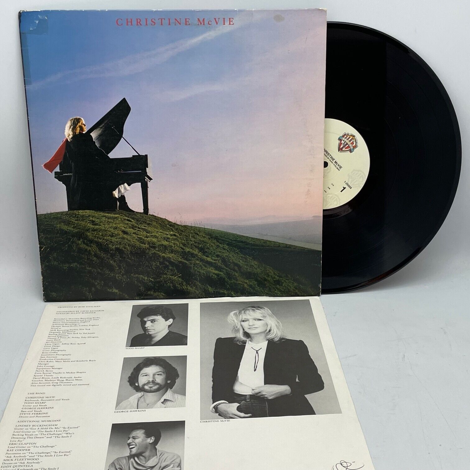 Christine McVie Self Titled 1984 Original Vinyl LP Fleetwood Mac Used w/ Inner
