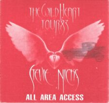 STEVIE NICKS 1983 WILD HEART TOUR/ ALL AREA ACCESS / RED BACKSTAGE PASS  / NMT picture