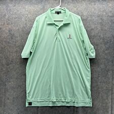 Peter Millar Polo Shirt Men XL Green Summer Comfort Polyester Sankaty Head Golf picture