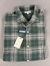 Peter Millar Sport Shirt Crown LS Untucked XL Green Cotton NWT MSRP $160 picture