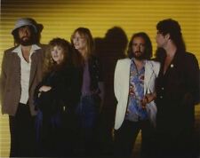 Fleetwood Mac Stevie Nicks McVie Buckingham Band Pose Vintage 8x10 Color Photo  picture