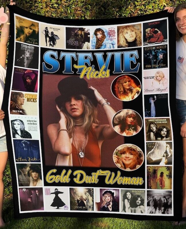 Stevie Nicks Gold Dust Woman Blanket, Stevie Nicks Blanket, Stevie Nicks Fans