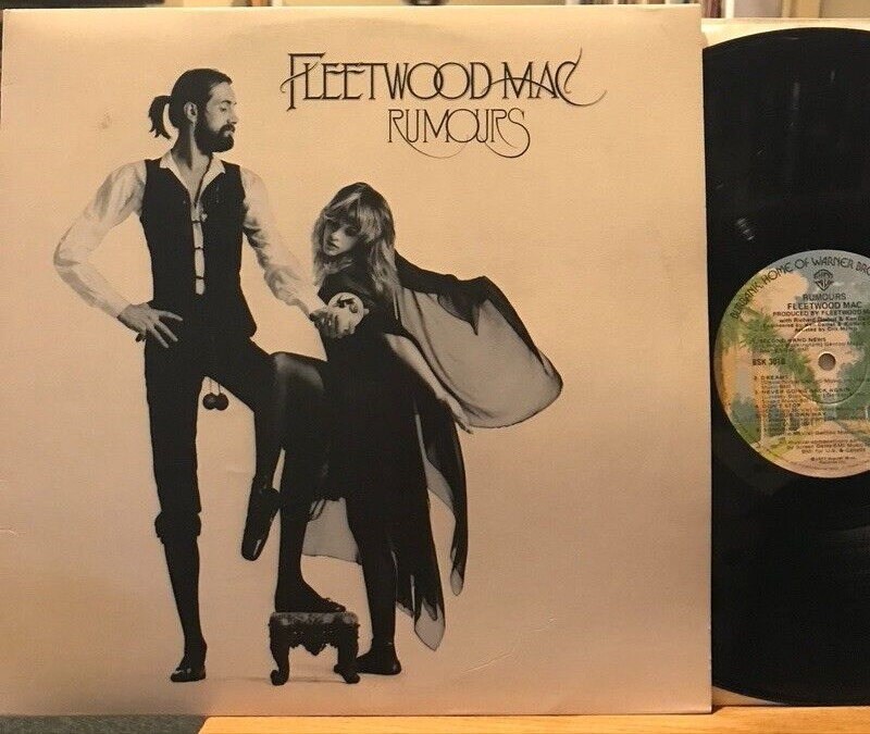 Fleetwood Mac Rumours Vinyl LP WB BSK 3010 Poster 1st Pressing Go Your Own Way