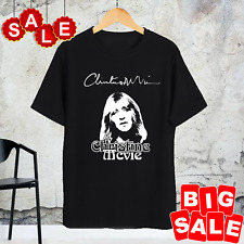 Christine McVie Signature Short Sleeve Cotton Black All Size Shirt VC059 picture