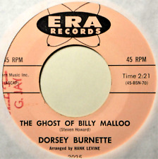 Dorsey Burnette The Ghost of Billy Malloo / Red Roses EX 45 7