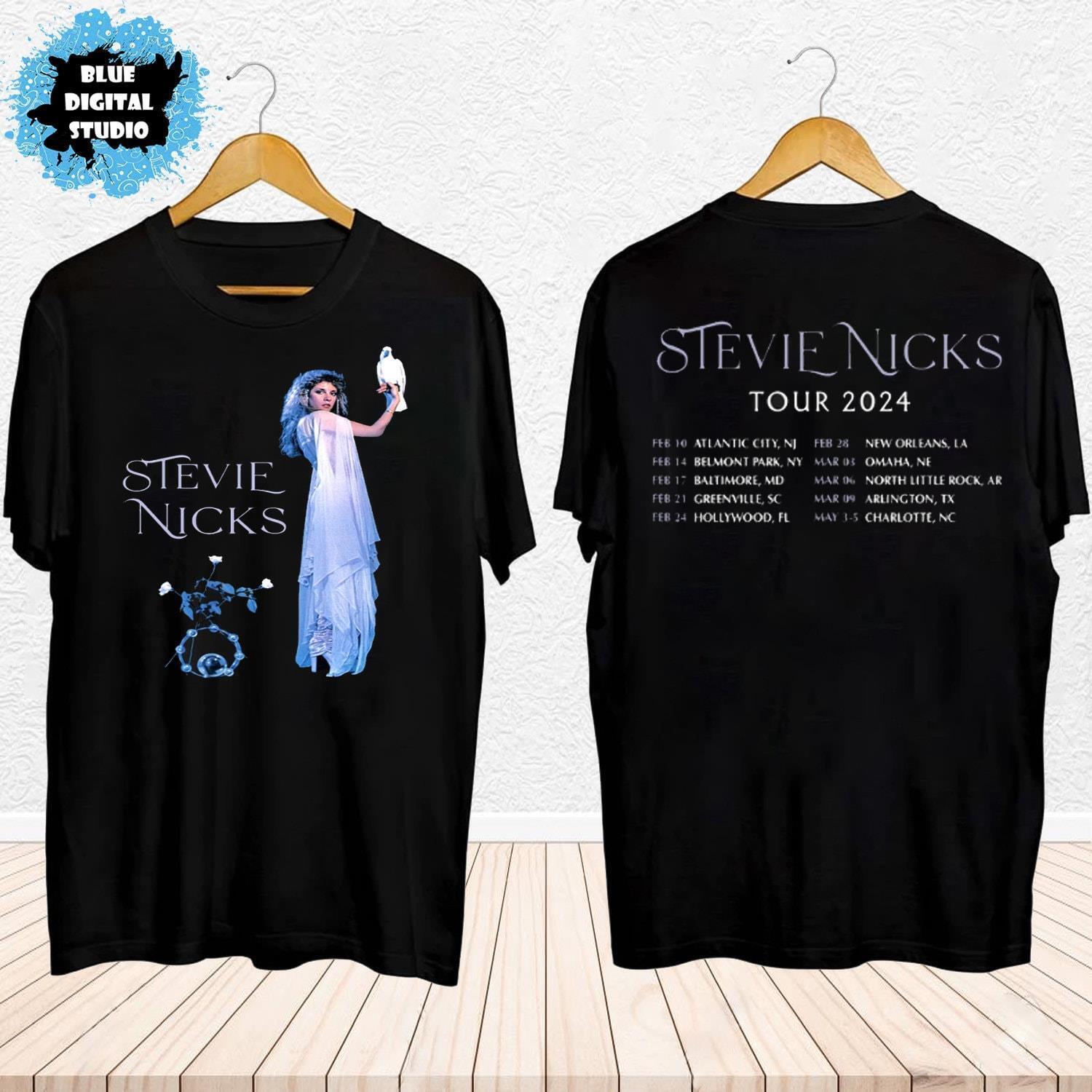 Stevie Nicks 2024 Tour T-Shirt  Stevie Nicks 90s Vintage Shirt  Stevie Nicks Tou