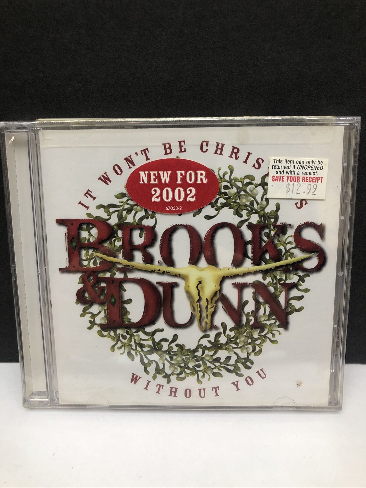 IT WON'T BE CHRISTMAS WITHOUT YOU  BROOKS & DUNN CD NEW SEALED 2002