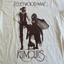 Vtg Fleetwood Mac ‘Rumours’ Album Cover Art Concert Tour Band Shirt Medium White picture