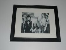Framed Fleetwood Mac 1975 backstage Stevie Nicks, Lindsay Buckingham 14