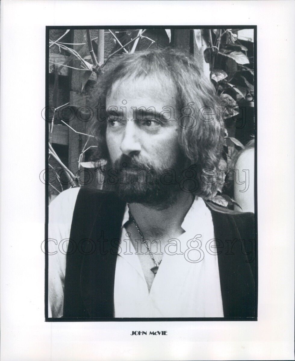 Press Photo Rock Bass Player John McVie of Fleetwood Mac