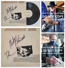 Mick Fleetwood Lindsey Buckingham signed Tusk Fleetwood Mac album COA proof picture