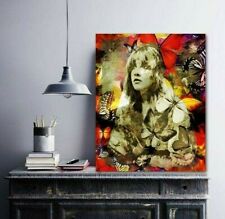 Stevie Nicks Wall Art, Bohemian Style Hippie Art, Stevie Nicks Canvas Print picture