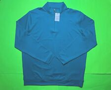 Peter Millar Mens X-LARGE Crown Sport 1/4 Zip Perth Performance Pullover Green picture