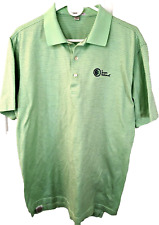 Peter Millar, Men's Polo shirt, green checks, size L picture