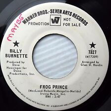 BILLY BURNETTE Frog prince One extreme to another PROMO sunshine pop 45 e5281 picture