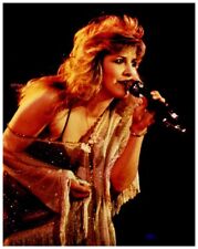 Fleetwood Mac Stevie Nicks Dramatic Singing in Concert Vintage 8x10 Color Photo picture