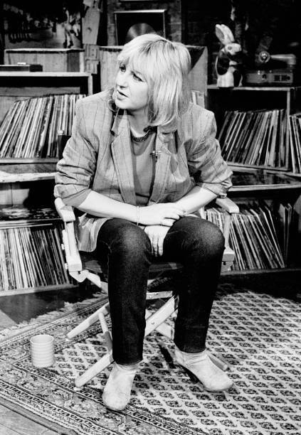 Christine McVie during an interview at MTV 1984 OLD MUSIC PHOTO 3