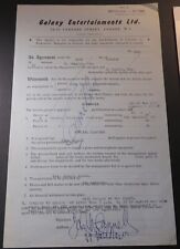 1966 John Mayall Bluesbreakers with Peter Green Concert Contract Cambridge UK picture