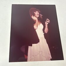 Stevie Nicks Fleetwood Mac VTG 8x10 Photo On Kodak Paper Singing picture