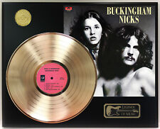 Nicks And Buckingham - Buckingham Nicks Gold LP Record Plaque Display picture