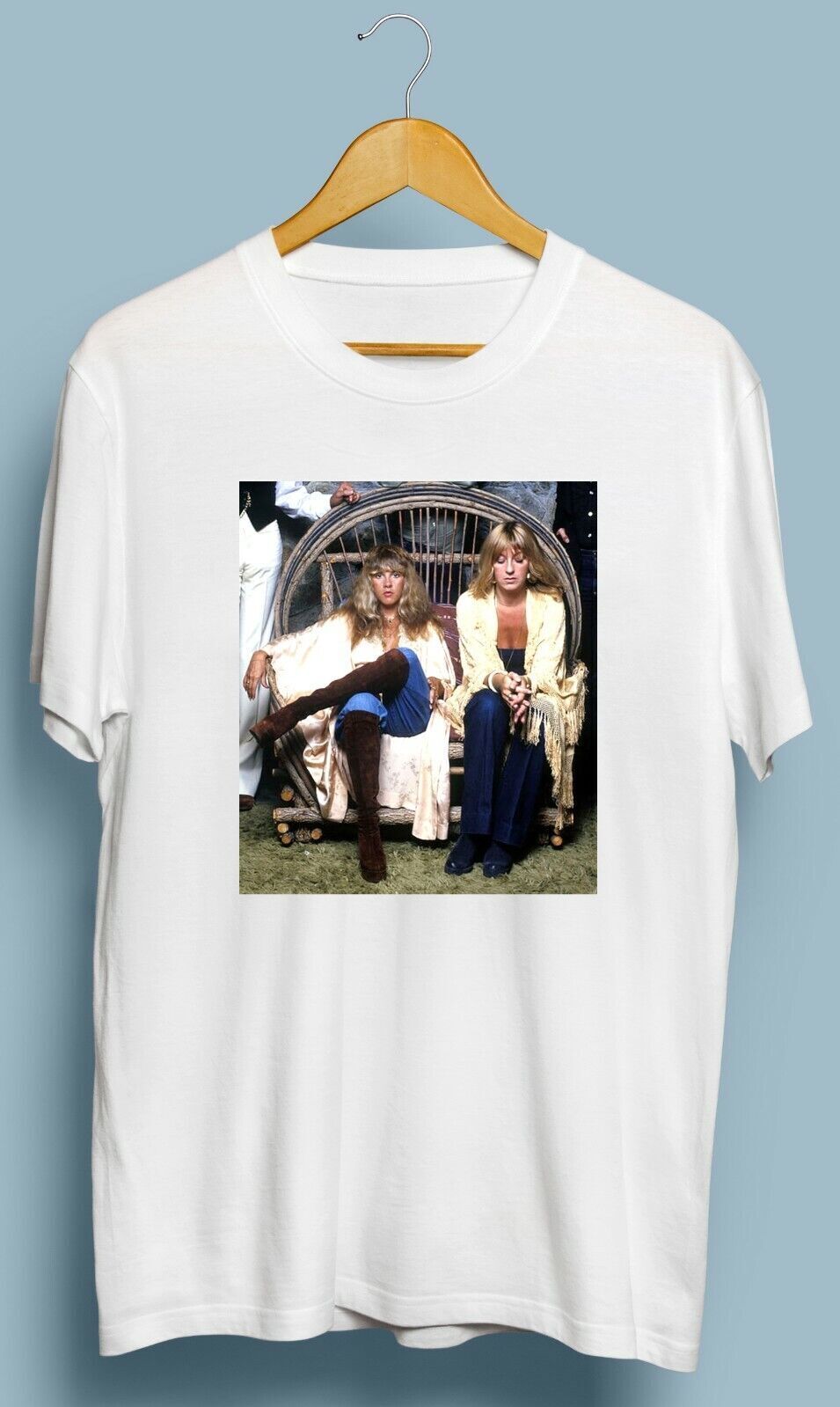 Vintage Stevie Nicks and Christine McVie White All Size Shirt VC055