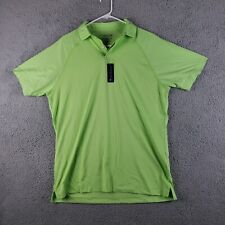 PETER MILLAR Crown Sport Golf Polo Shirt Mens Size Medium Green New picture